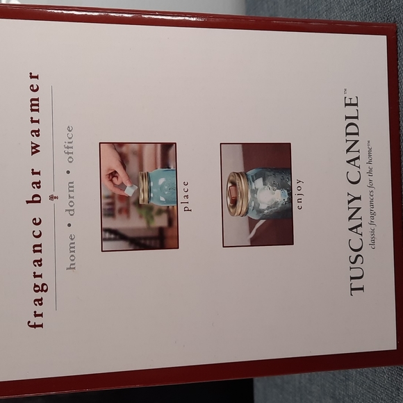 Langley Candle Accents Wax Tart Melter Fragrance Bar Warmer Aqua